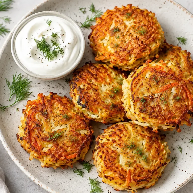 Fermented Cabbage & Carrot Fritters