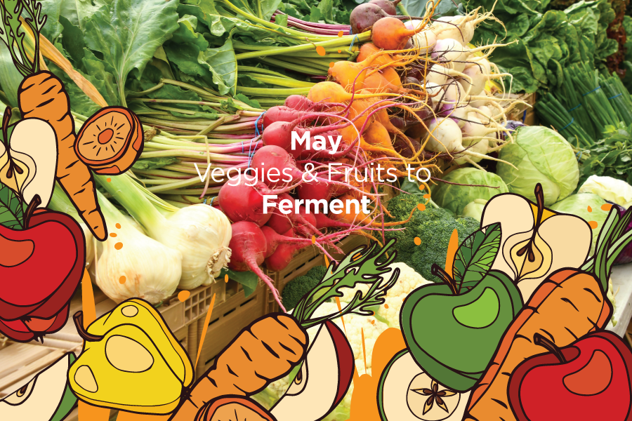 May's Veggies & Fruits for Fermentation