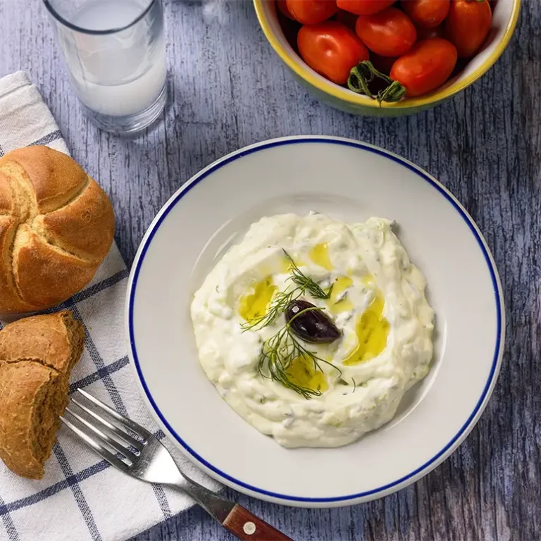 Traditional Greek Tzatziki with Live Yoghurt