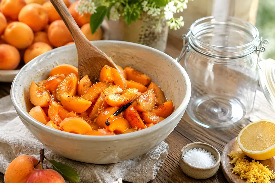Apricot and honey short ferment