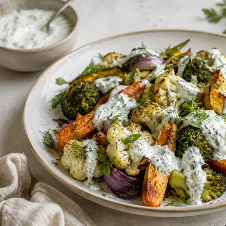 Coconut Yoghurt Herb Sauce for Roasted Vegetables