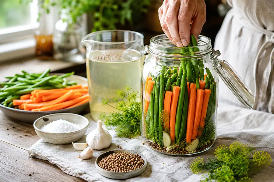 Green Bean and Carrot Ferment