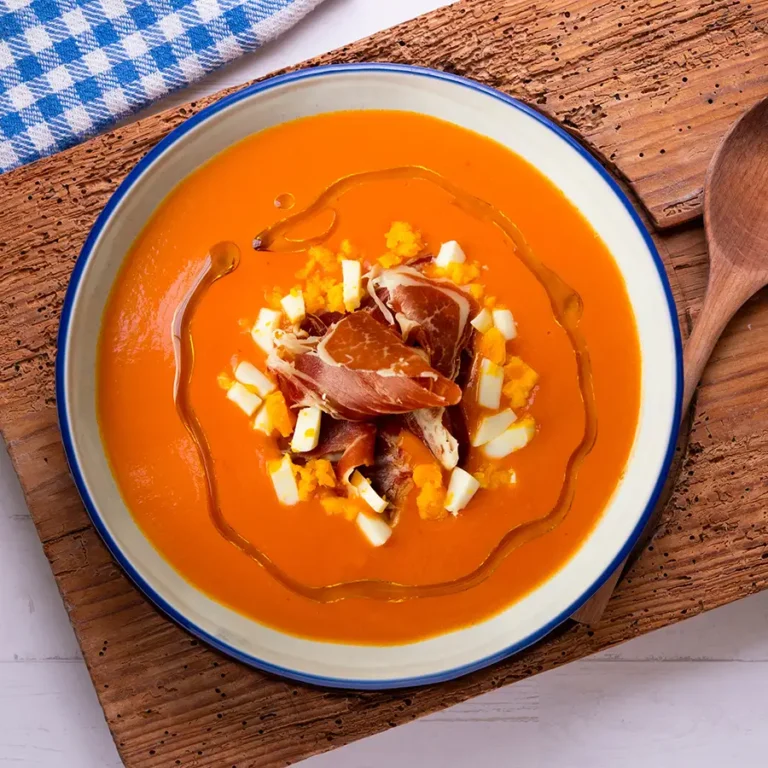 Andalusian Salmorejo with Fermented Red Onion Garnish