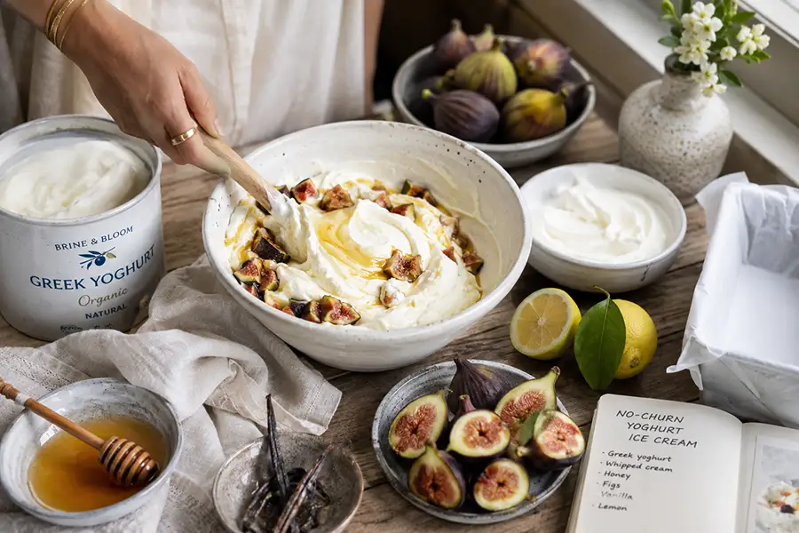 Honeyed Yoghurt & Fig Frozen Cream